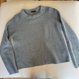 Quince Mongolian Cashmere Fisherman Crewneck Sweater - M